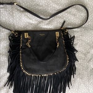 Henri Bendel Fringe CrossBody/Shoulder/Satchel